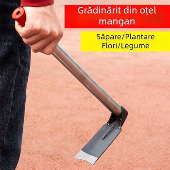 Sapa de grădină din oțel, multifuncțională pentru plivit și săpat pentru flori și legume