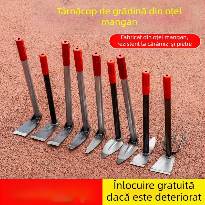 Sapa de grădină din oțel, multifuncțională pentru plivit și săpat pentru flori și legume