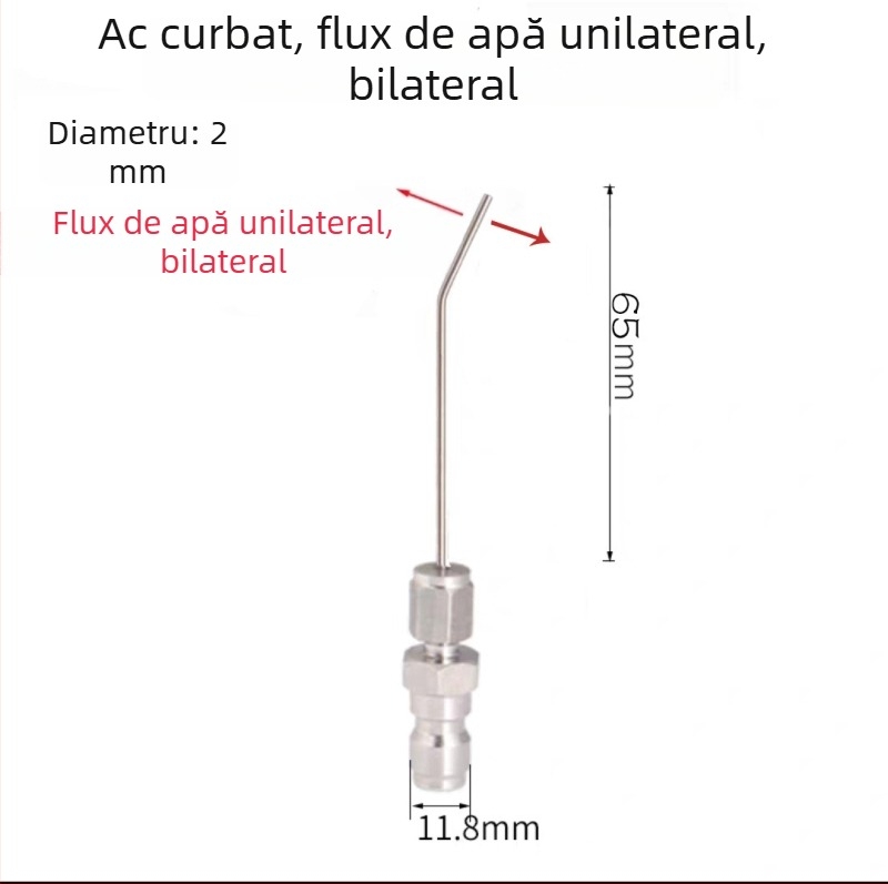 Duză de pulverizare din oțel inoxidabil, cu conectare rapidă pentru mașina de spălat haine – duză multifuncțională