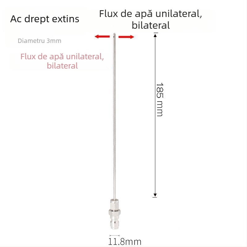 Duză de pulverizare din oțel inoxidabil, cu conectare rapidă pentru mașina de spălat haine – duză multifuncțională