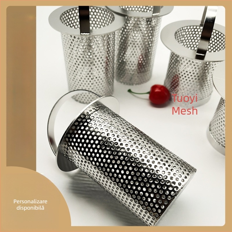 Filtru din oțel inoxidabil 304 tip coș cu cartuș de filtrare și ecran