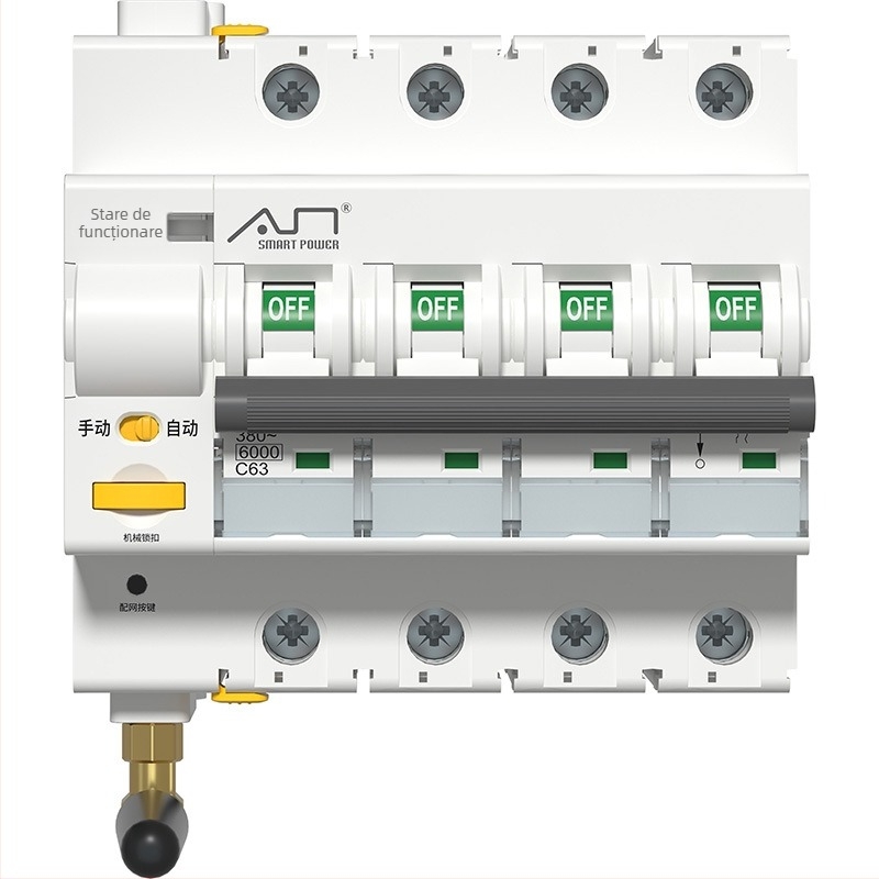 RS-485 fără fir comutator pentru IoT, întrerupător inteligent de circuit cu protecție la supratensiune, sub tensiune și scurgeri de curent