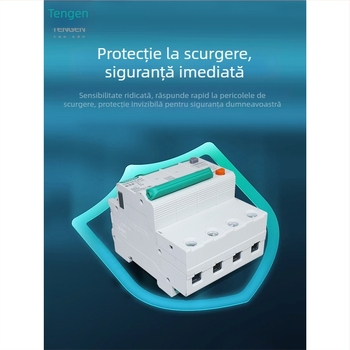 Tianzheng întrerupător de curent de scurgere, tip D, corp îngust, model TGB1NLE-63Y, tip putere, întrerupător mic de scurgere