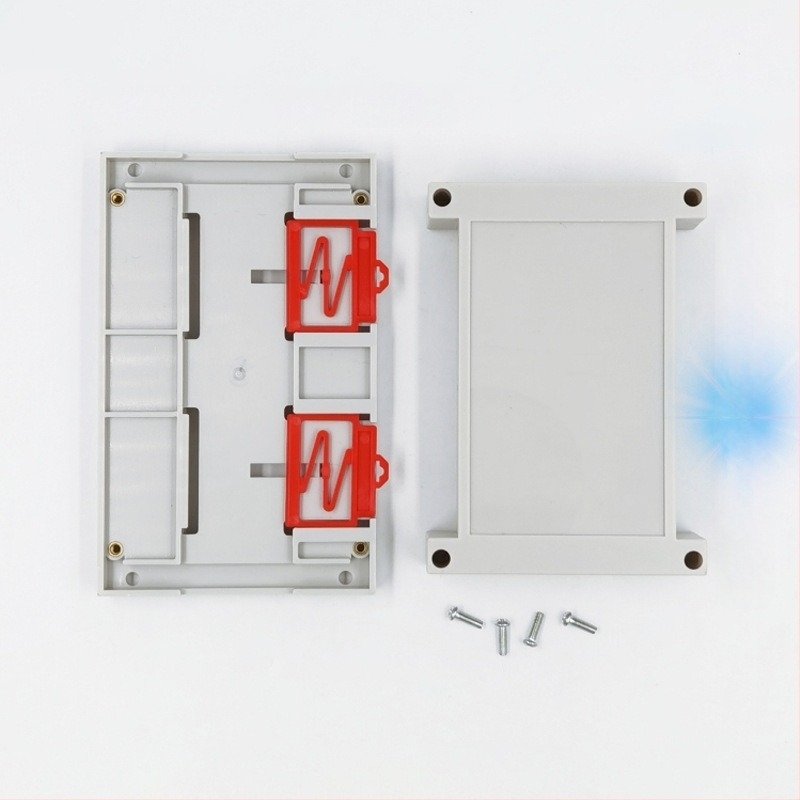 XLK-2 carcasă din plastic pentru PLC, cutie de control industrial, dimensiuni 145 × 90 × 40 mm, cu găuri preforate