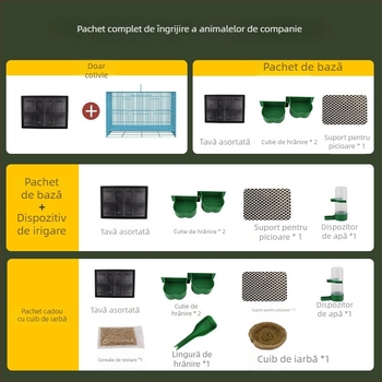 Cușcă mare din fier pentru păsări – pentru prepelițe, pui și găini mici
