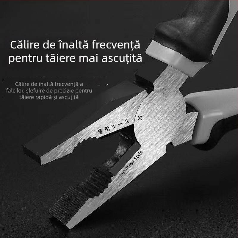 Clește cu vârf subțire și clește cu cap de tigru, set de trei bucăți, multifuncțional