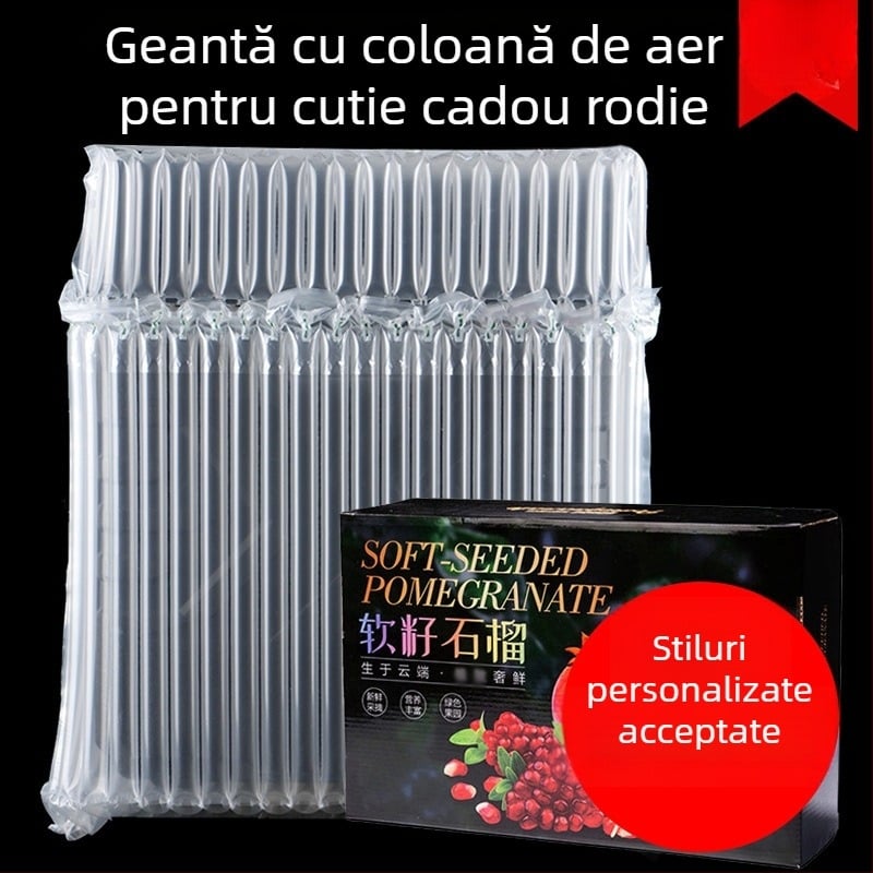 Geantă cu coloane de aer de 20, 43 cm, rolă de coloane cu bule, material de ambalare îngroșat
