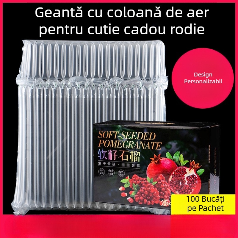 Geantă cu coloane de aer de 20, 43 cm, rolă de coloane cu bule, material de ambalare îngroșat