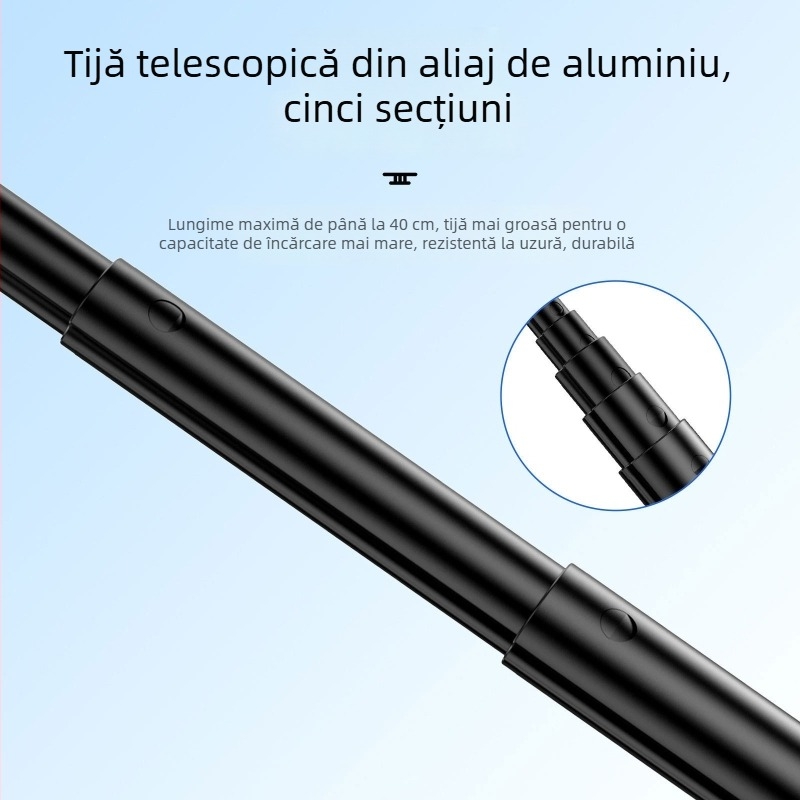 Trepied GoPro pentru streaming live, compatibil cu DJI Action, selfie stick telescopic, portabil
