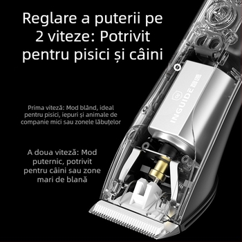 Trimmer inteligent pentru animale de companie, pentru câini – mașină de tuns electrică profesională, cu putere mare
