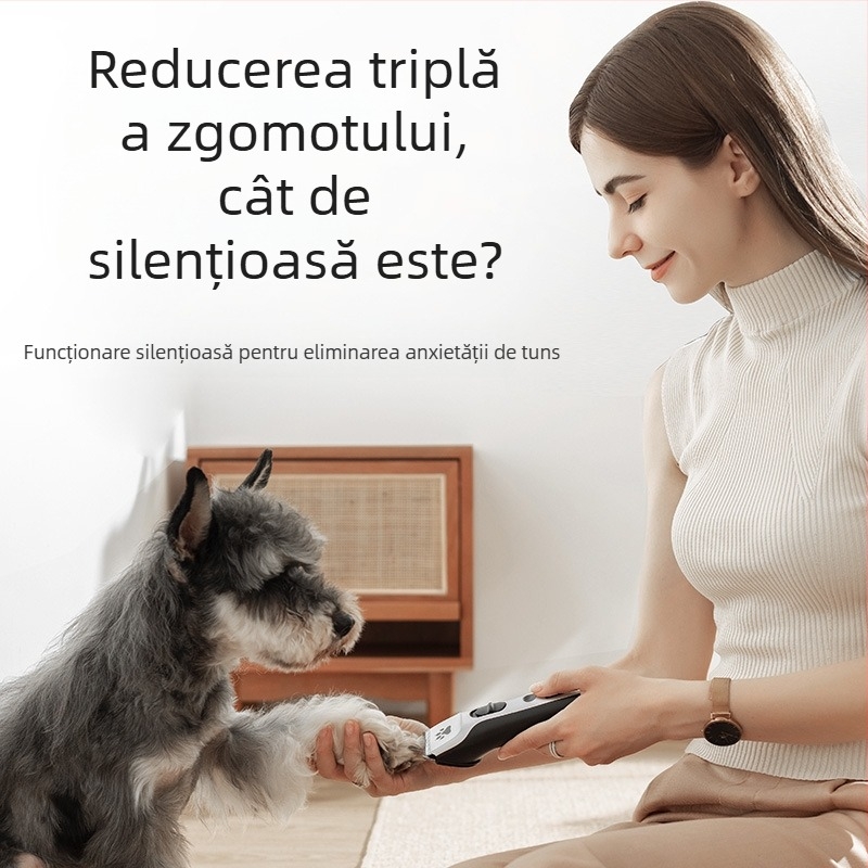 Trimmer inteligent pentru animale de companie, pentru câini – mașină de tuns electrică profesională, cu putere mare