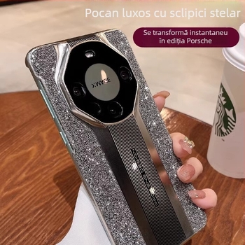 Husă cu glitter pentru Huawei Mate60 Pro+ – model nou, transformă în stil Mate50 Pro