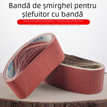 HEWEGO Curea abrazivă inelară pentru șlefuitor, 3–4 inci, pentru lustruire și șlefuire, pentru prelucrarea lemnului și vopsire