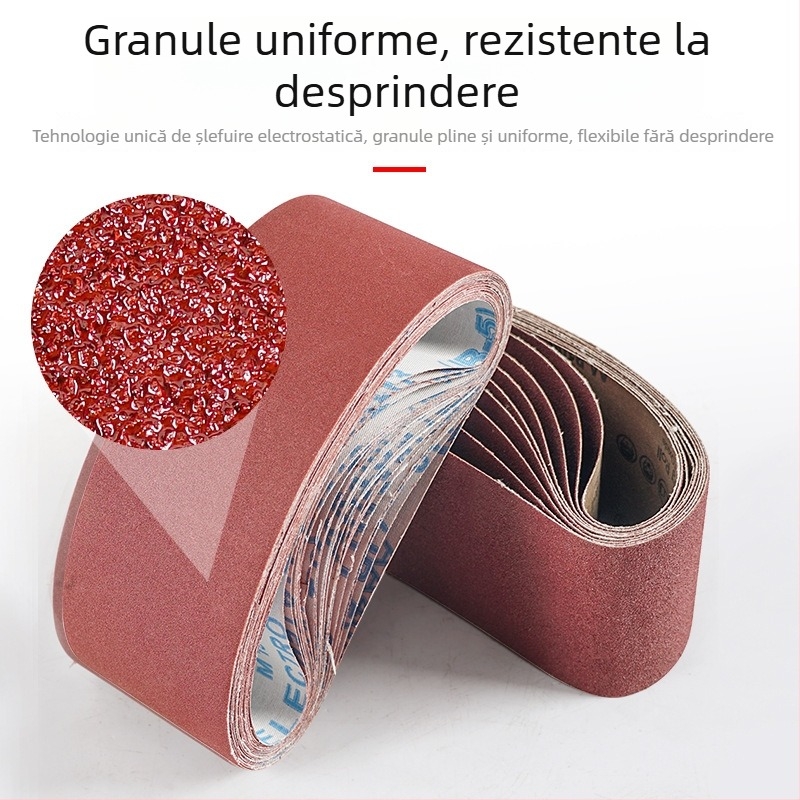 HEWEGO Curea abrazivă inelară pentru șlefuitor, 3–4 inci, pentru lustruire și șlefuire, pentru prelucrarea lemnului și vopsire