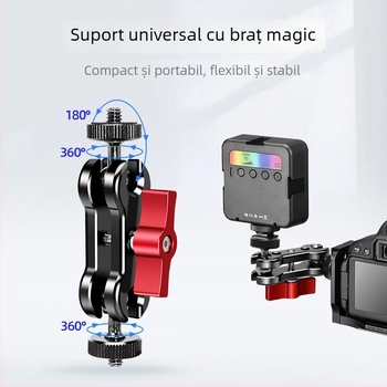 Braț magic universal pentru DSLR, cameră video și monitor – accesoriu foto multifuncțional