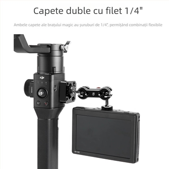 Braț magic universal pentru DSLR, cameră video și monitor – accesoriu foto multifuncțional