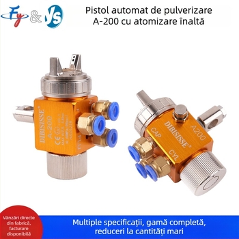Pistol de pulverizare automată cu atomizare aeriană A-200, duză cu diametru mare