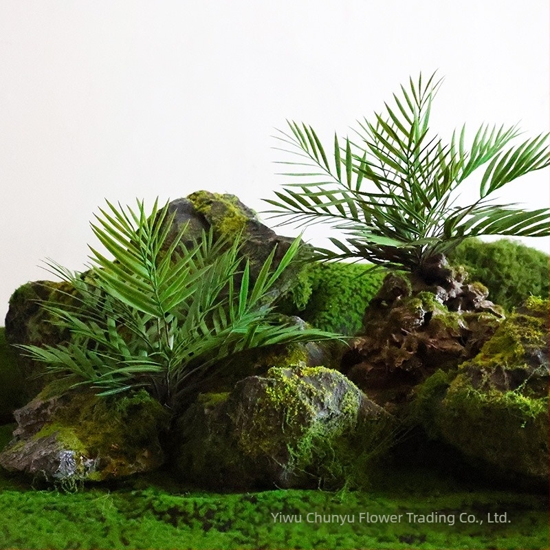 Plante artificiale în stil nordic, cu bambus Phoenix-tail și palmă Areca, pentru decor de casă și recuzită de fotografiere