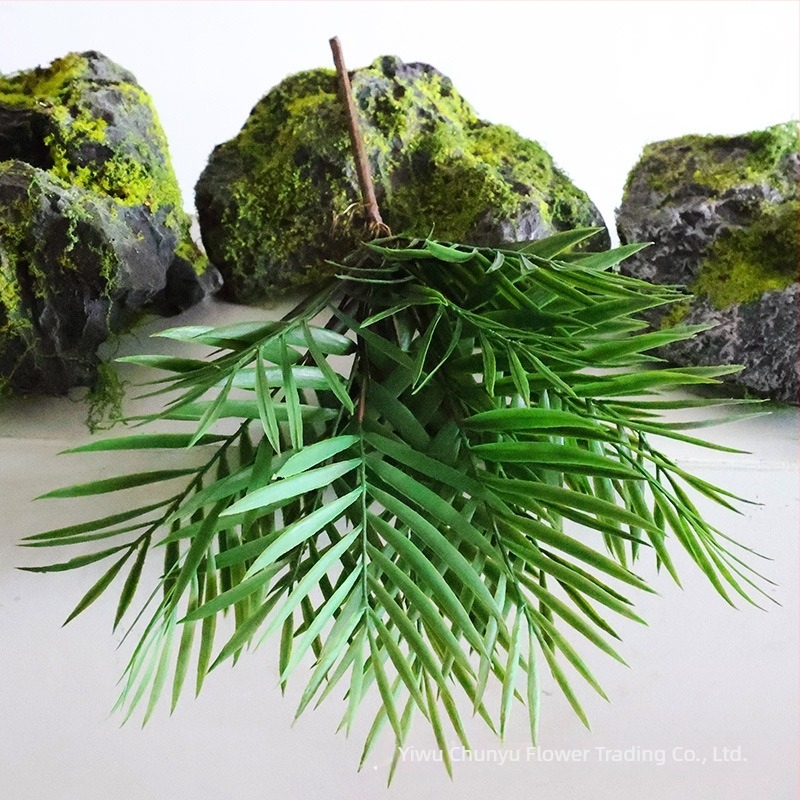 Plante artificiale în stil nordic, cu bambus Phoenix-tail și palmă Areca, pentru decor de casă și recuzită de fotografiere