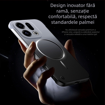 Carcasă ultra-subțire fără ramă, cu cerc magnetic gradient pentru Find X9 Pro și Oppo Reno 15 Pro