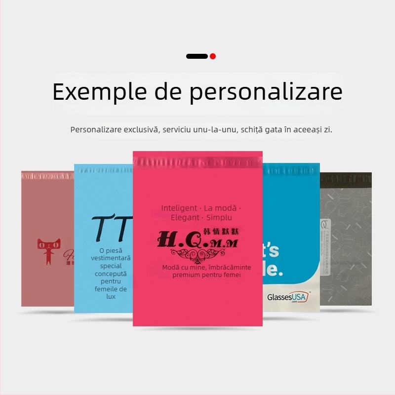 Pungi albe de expediere groase, rezistente la apă pentru haine, capacitate 5 kg, 100% material virgin