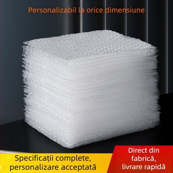 Pungă de bule transparentă 15×20 cm, cu două straturi, protecție pentru transport