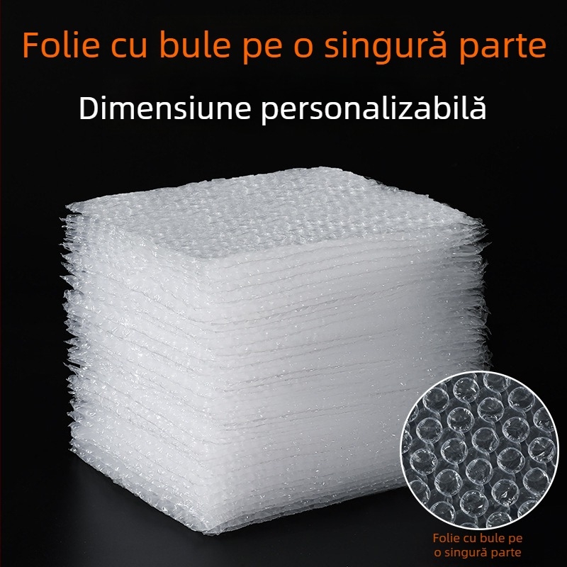 Pungă de bule transparentă 15×20 cm, cu două straturi, protecție pentru transport