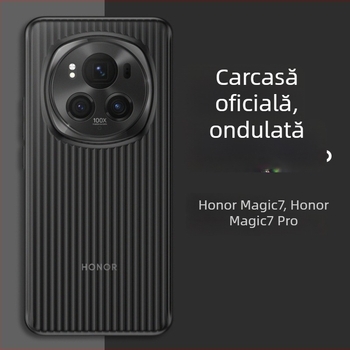 Carcasă pentru telefon PP ultra-subțire, finisaj mat și textură ondulată pentru Honor Magic 7 și Magic 7 Pro