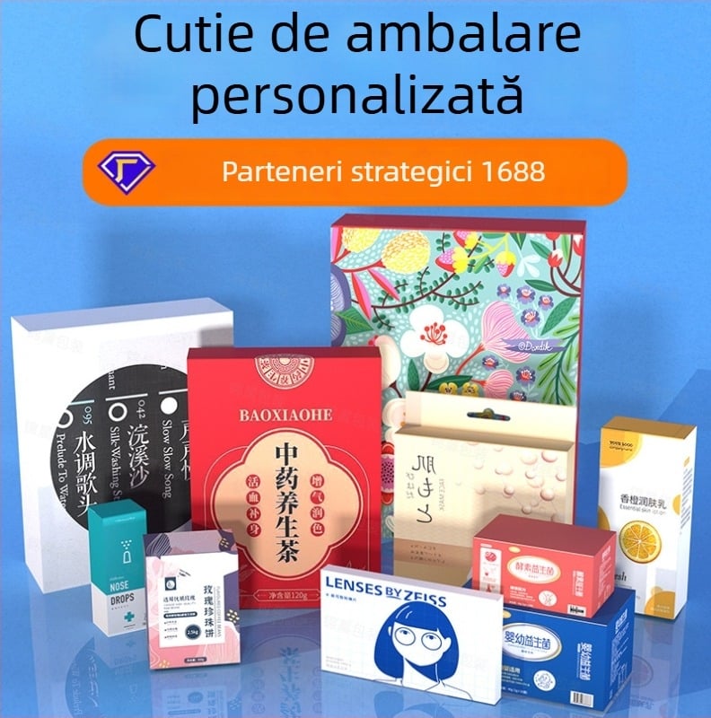 Cutii cadou personalizate: cutii albe, cutii misterioase, cutii goale din carton kraft, cutii cu capac rabat în loturi mici