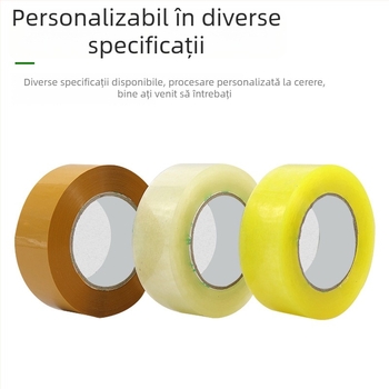 Bandă de ambalare transparentă, bandă de sigilare lată, cu aderență înaltă, ideală pentru sigilarea coletelor