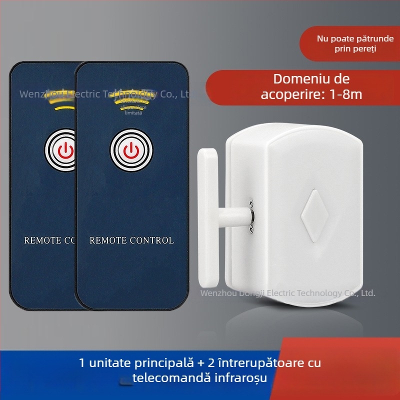 Comutator inteligent fără fir pentru iluminat, telecomandă, fără cabluri, pentru cămin studențesc