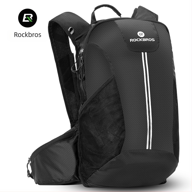 ROCKBROS Rucsac cu rezervor de apă, 20 L, pentru ciclism și drumeții, rezistent la apă, unisex