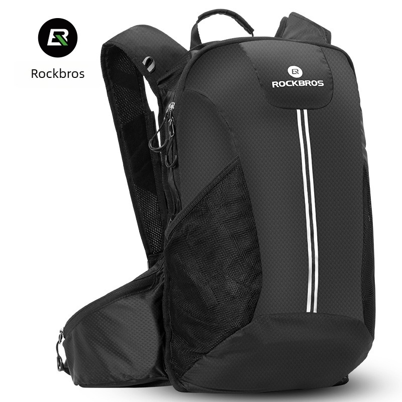 ROCKBROS Rucsac cu rezervor de apă, 20 L, pentru ciclism și drumeții, rezistent la apă, unisex