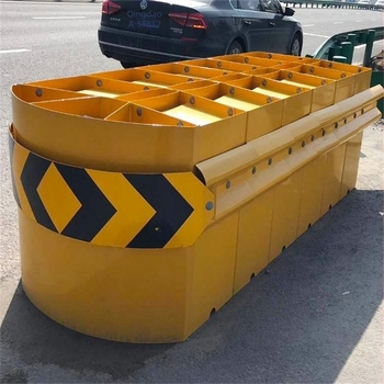 Placă anti-coliziune galben închis pentru autostrăzi, siguranță în trafic