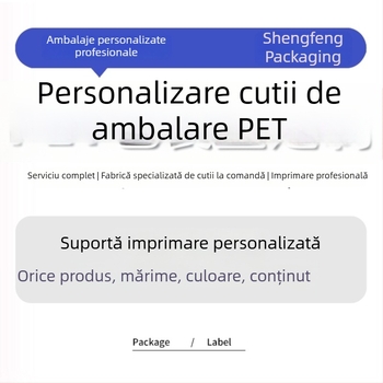 Cutie PVC transparentă, personalizabilă, nouă pentru ambalare, PET/PP plastic pentru ambalarea alimentelor