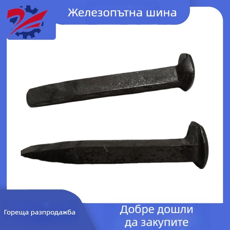 Cuie de cale ferată pentru minerit, cui spiral pentru șine, cui hexagonal din lemn filetat