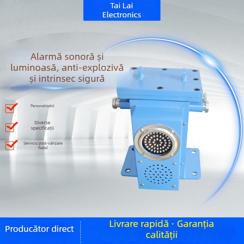 KXB127 (A) Alarmă sonoră și luminoasă pentru minerit, cu protecție la explozie și siguranță intrinsică