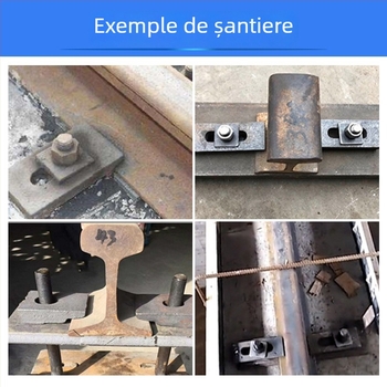 Plăci de presiune pentru șine, destinate exploatărilor miniere și macaralelor cu portal, plăci de fixare a șinelor din fontă