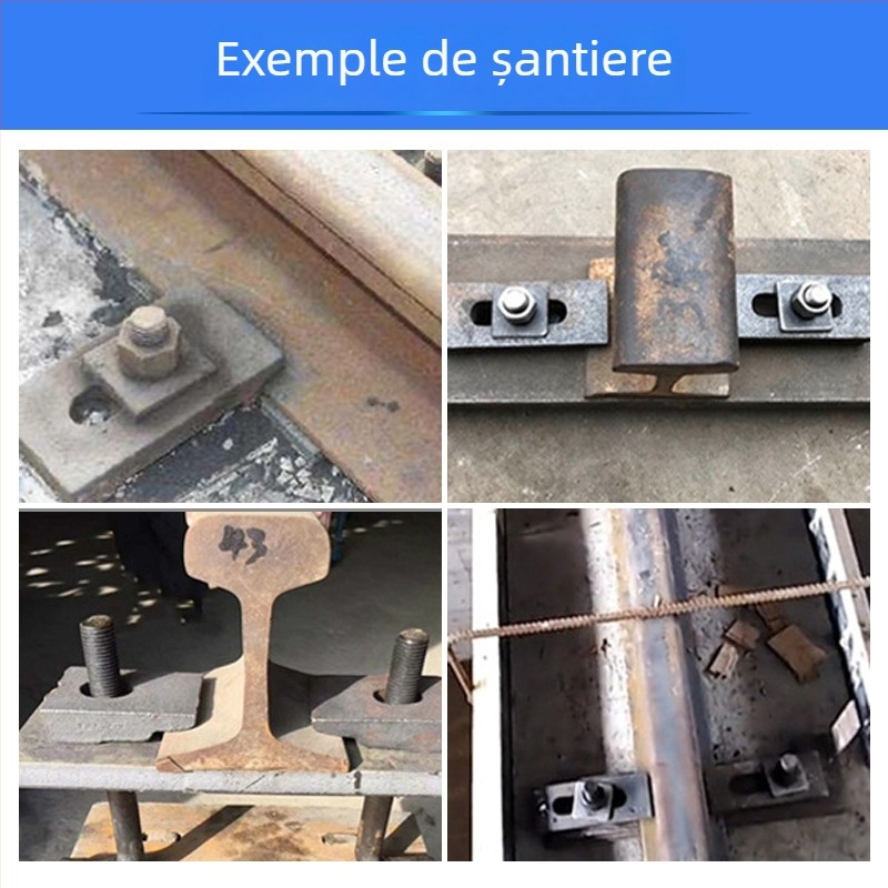 Plăci de presiune pentru șine, destinate exploatărilor miniere și macaralelor cu portal, plăci de fixare a șinelor din fontă