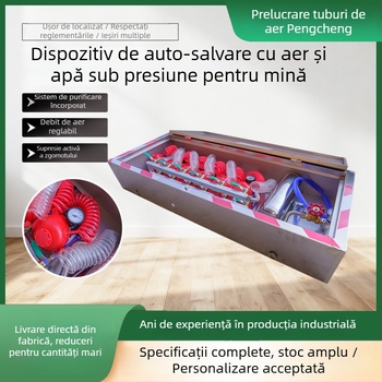 Dispozitiv de auto-salvare cu aer comprimat pentru mină, protecție în situații de dezastru, alimentare cu apă, echipament multifuncțional pentru inginerie minieră