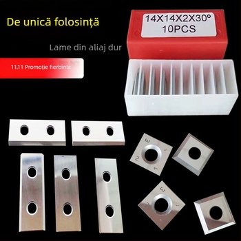 Lama din carbură pentru lemn, de unică folosință, cu cap spiral de frezat, Luxembourg blade, pentru frezare verticală și planare cu patru laturi