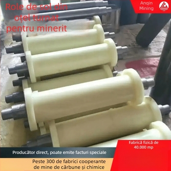 Rola din oțel turnat pentru minerit, 200×300 mm, material nylon, tambur de susținere pentru cablu de oțel, pentru macara subterană