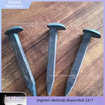 Cuie feroviare 12x120, flexibile și durabile; cuie pentru șine 38 kg/m, forjate manual