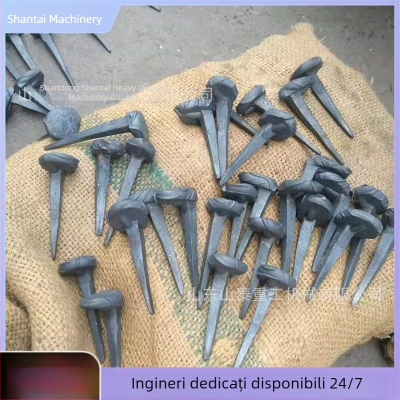 Cuie feroviare 12x120, flexibile și durabile; cuie pentru șine 38 kg/m, forjate manual