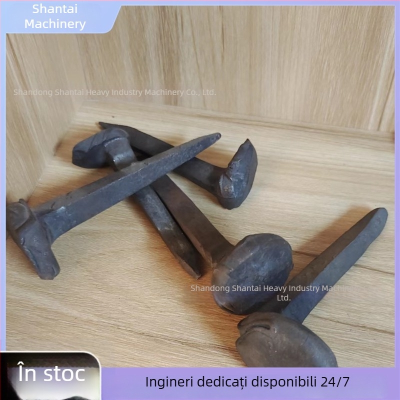 Cuie feroviare 12x120, flexibile și durabile; cuie pentru șine 38 kg/m, forjate manual