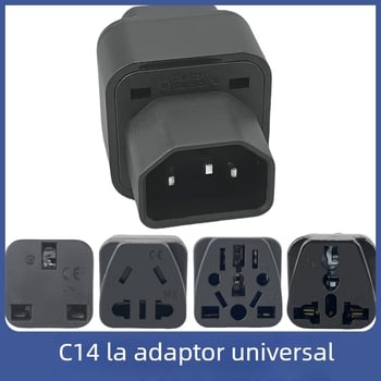 Priză PDU pentru dulap, cu priză IEC C13, adaptor de ieșire UPS C14 către priză universală GB, 10A