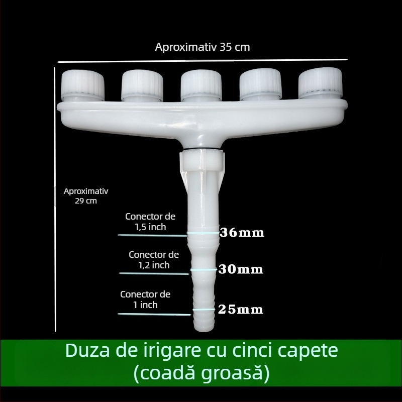 Stropitor de irigare cu debit mare, pulverizare atomizată pentru flori, plante și pereți