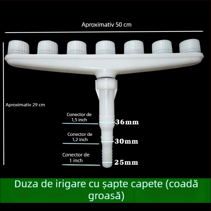 Stropitor de irigare cu debit mare, pulverizare atomizată pentru flori, plante și pereți