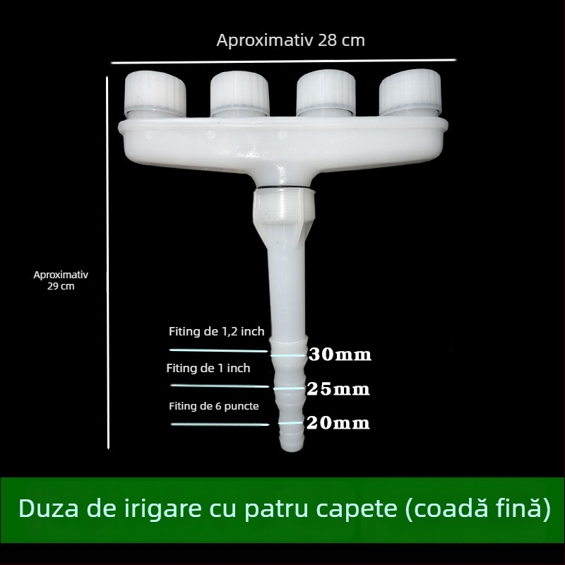 Stropitor de irigare cu debit mare, pulverizare atomizată pentru flori, plante și pereți