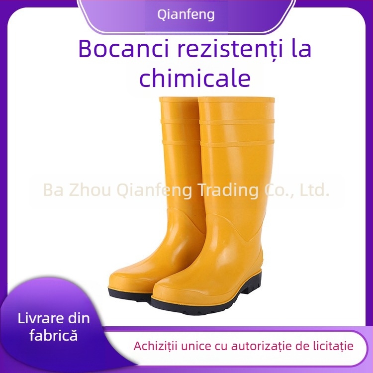 Dry Beacon Ghete de salvare înalte, protecție chimică, talpă din oțel, protecție împotriva loviturilor și perforării